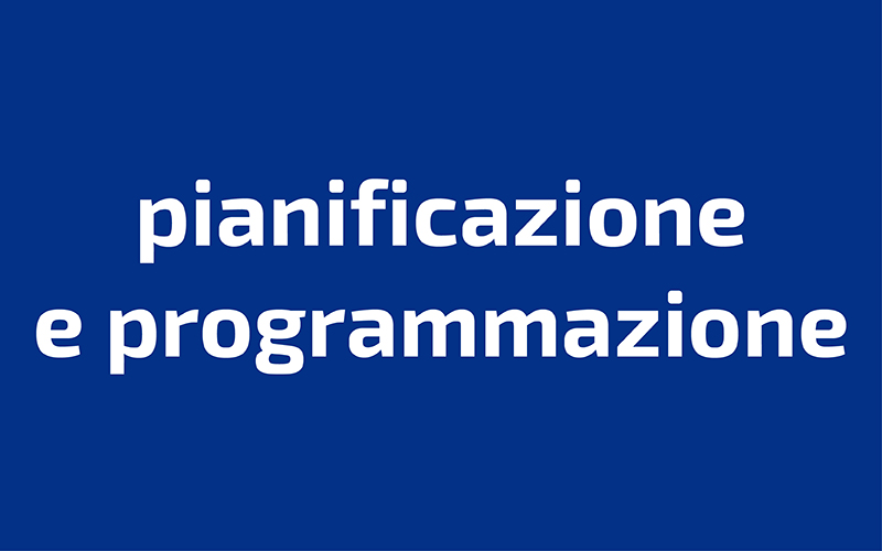 place holder pianificazione